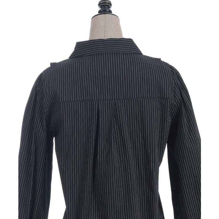 タイ付き襟金具デザインブラウス | axes femme | 詳細画像15 