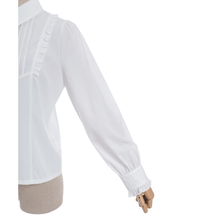 タイ付き襟金具デザインブラウス | axes femme | 詳細画像23 