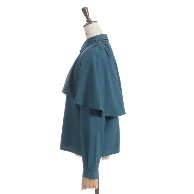 連釦×チェーン付ケープ風ブラウス | axes femme | 詳細画像13 