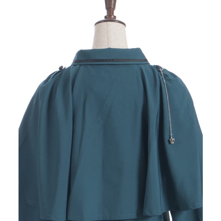 連釦×チェーン付ケープ風ブラウス | axes femme | 詳細画像18 