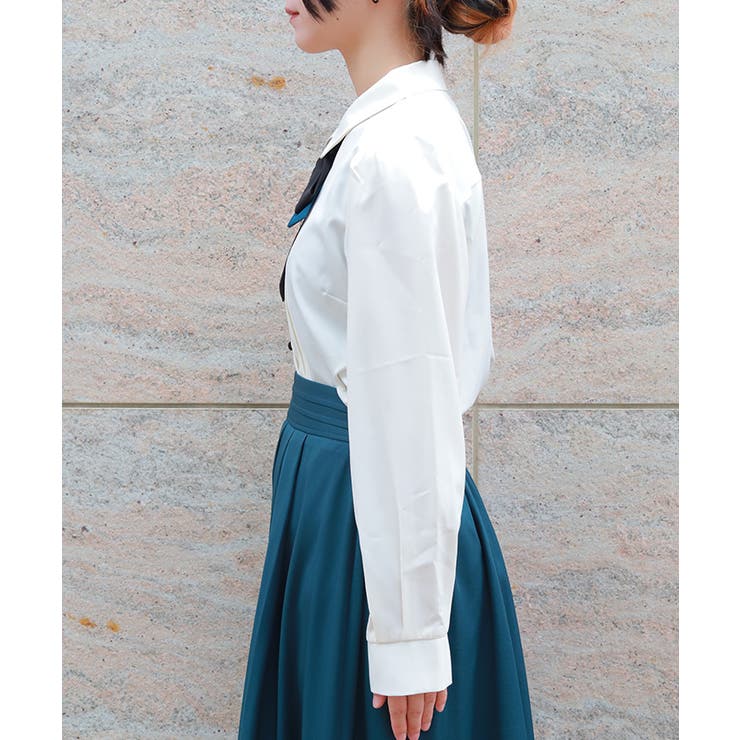 チェーン×リボン付ブラウス | axes femme | 詳細画像2 