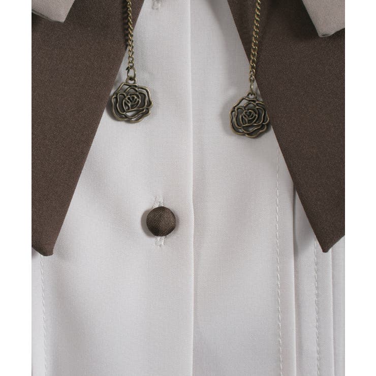 チェーン×リボン付ブラウス | axes femme | 詳細画像27 