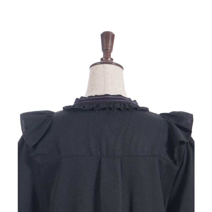 レースアップカフスブラウス | axes femme | 詳細画像28 