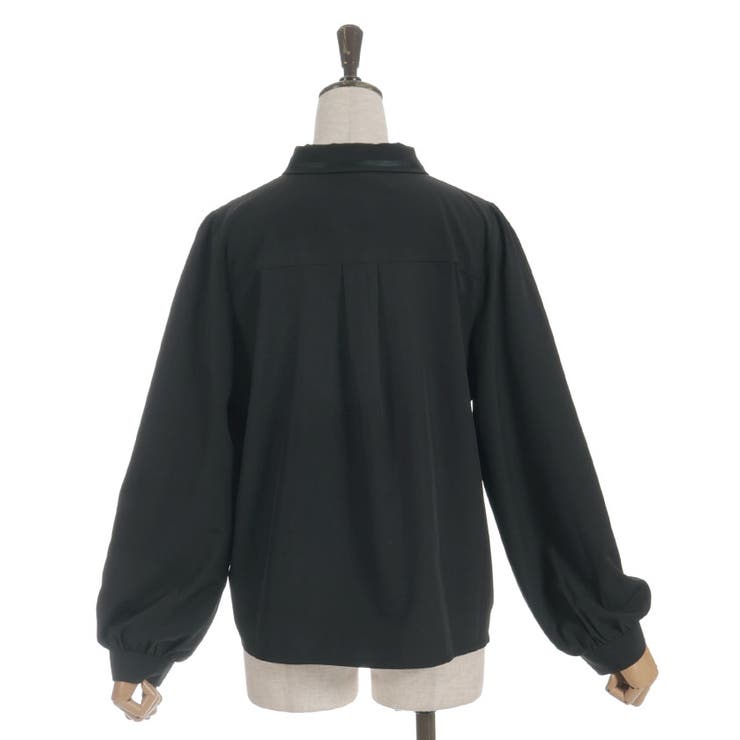 レースアップタイ付ブラウス | axes femme | 詳細画像10 