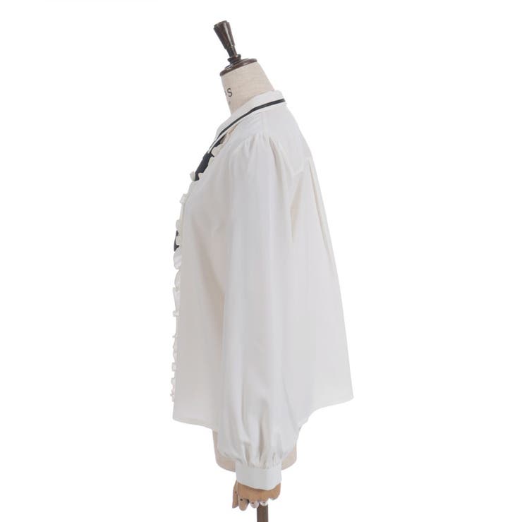 レースアップタイ付ブラウス | axes femme | 詳細画像16 