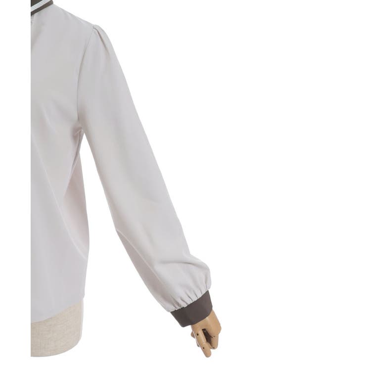 レースアップタイ付ブラウス | axes femme | 詳細画像28 