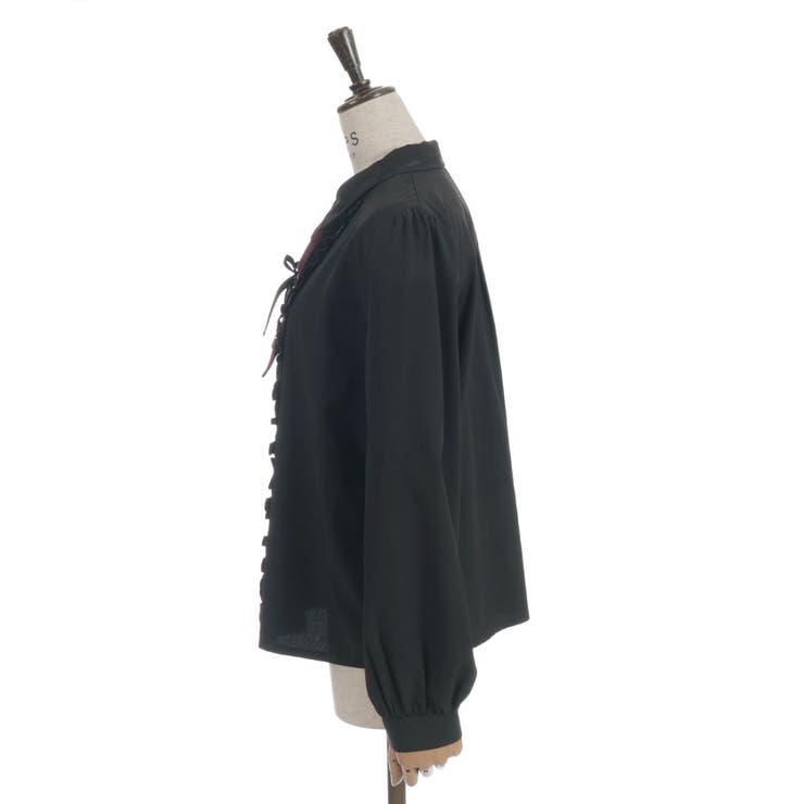 レースアップタイ付ブラウス | axes femme | 詳細画像9 