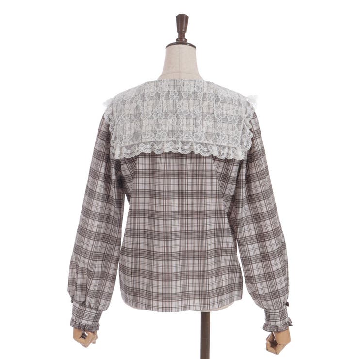 レース襟ブラウス | axes femme | 詳細画像24 