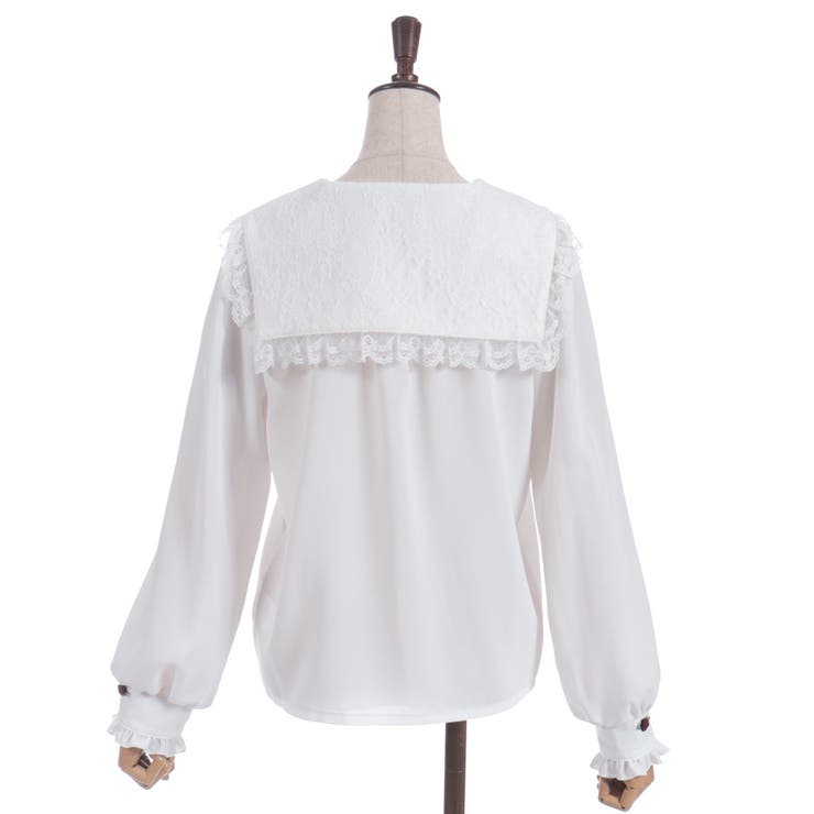 レース襟ブラウス | axes femme | 詳細画像6 