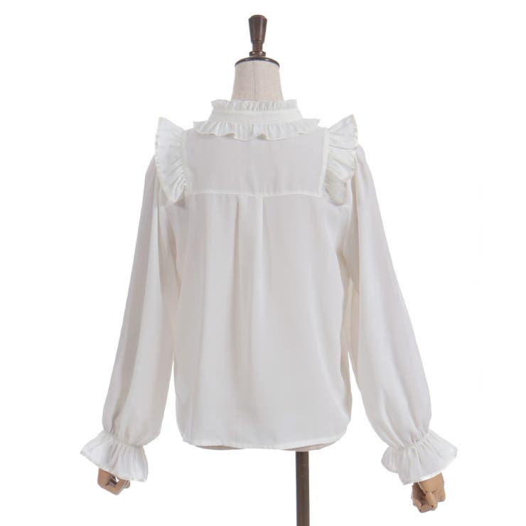 桜刺繍スタンドブラウス | axes femme | 詳細画像21 