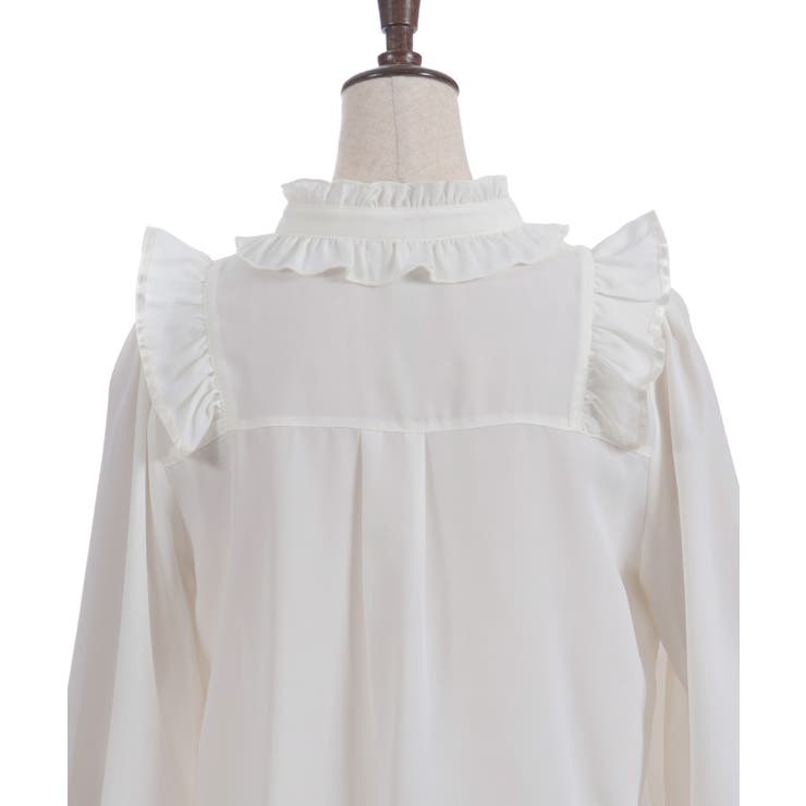 桜刺繍スタンドブラウス | axes femme | 詳細画像23 