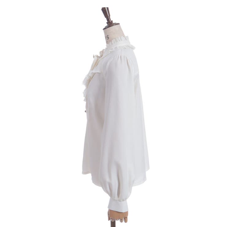 リボンジャボブローチブラウス | axes femme | 詳細画像17 