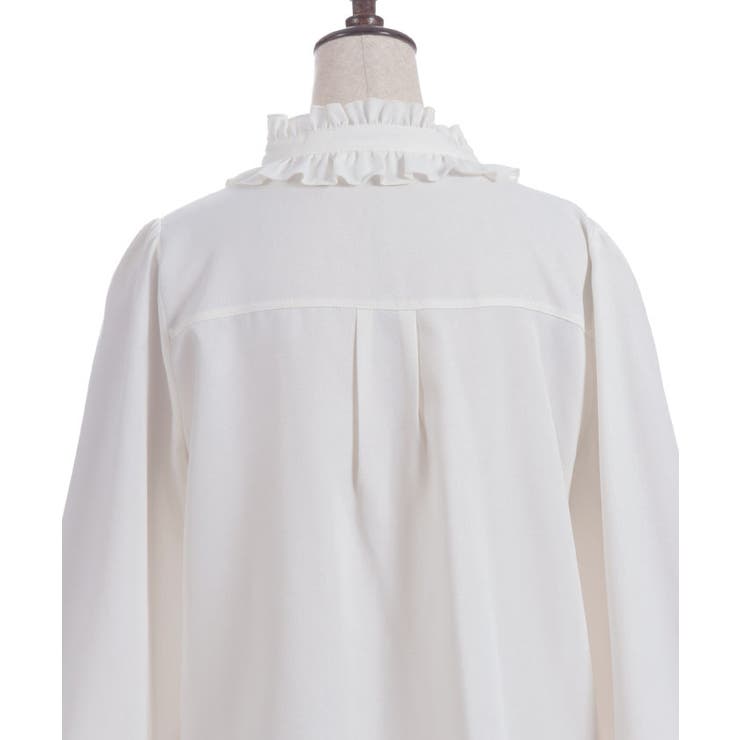 リボンジャボブローチブラウス | axes femme | 詳細画像22 