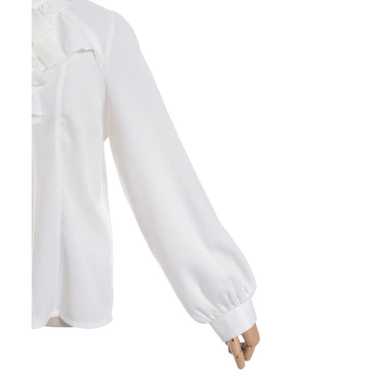 リボンジャボブローチブラウス | axes femme | 詳細画像23 