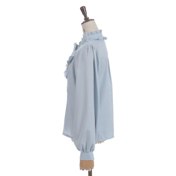 リボンジャボブローチブラウス | axes femme | 詳細画像9 