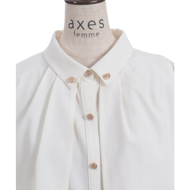 チェーン付オーバーブラウス | axes femme | 詳細画像13 