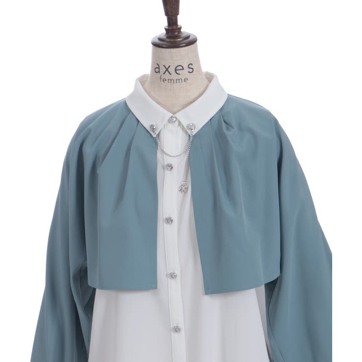 チェーン付オーバーブラウス | axes femme | 詳細画像28 