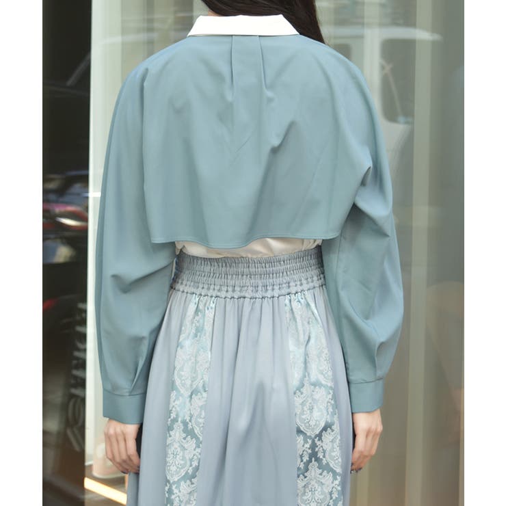 チェーン付オーバーブラウス | axes femme | 詳細画像3 