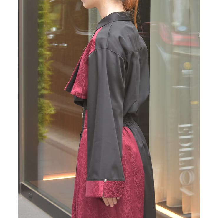 【セットアップ対応】ジャガードブラウス | axes femme | 詳細画像2 