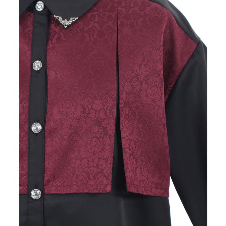 【セットアップ対応】ジャガードブラウス | axes femme | 詳細画像24 