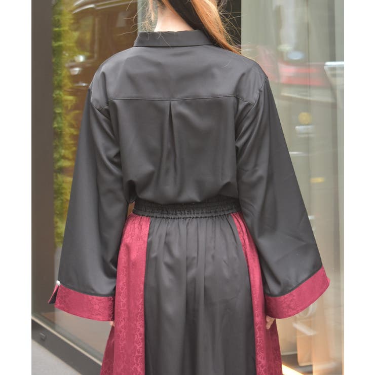 【セットアップ対応】ジャガードブラウス | axes femme | 詳細画像3 