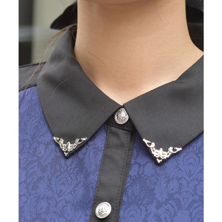 【セットアップ対応】ジャガードブラウス | axes femme | 詳細画像7 