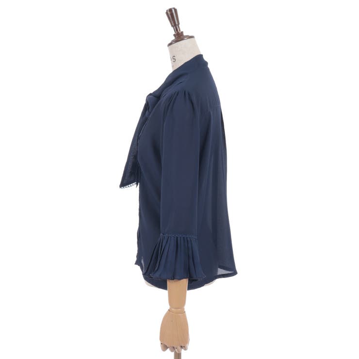 苺刺繍ボウタイブラウス | axes femme | 詳細画像12 