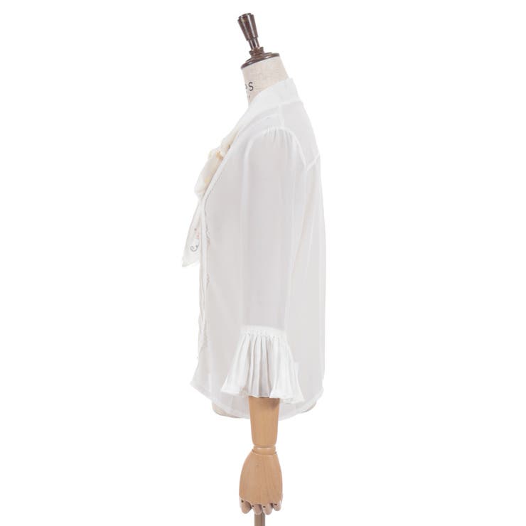 苺刺繍ボウタイブラウス | axes femme | 詳細画像18 