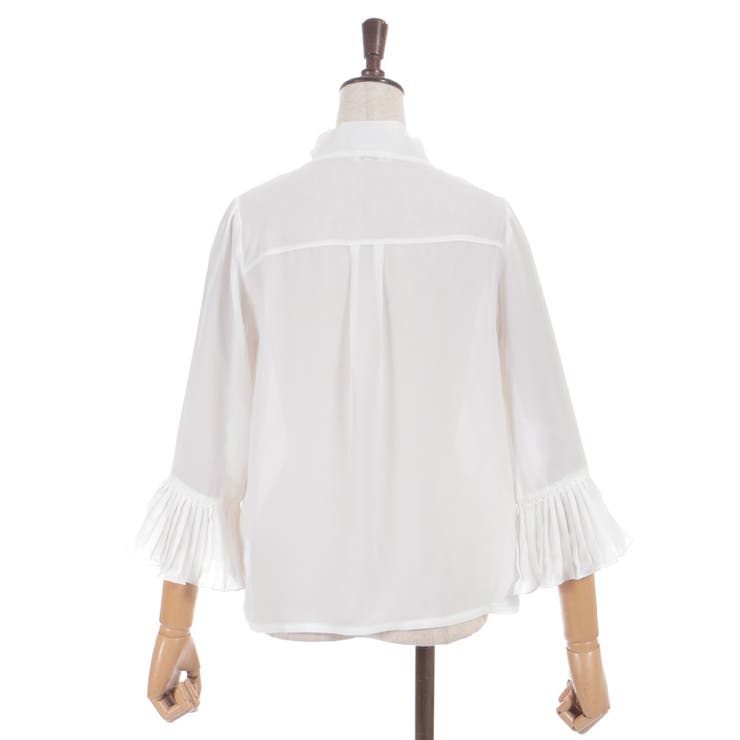 苺刺繍ボウタイブラウス | axes femme | 詳細画像19 