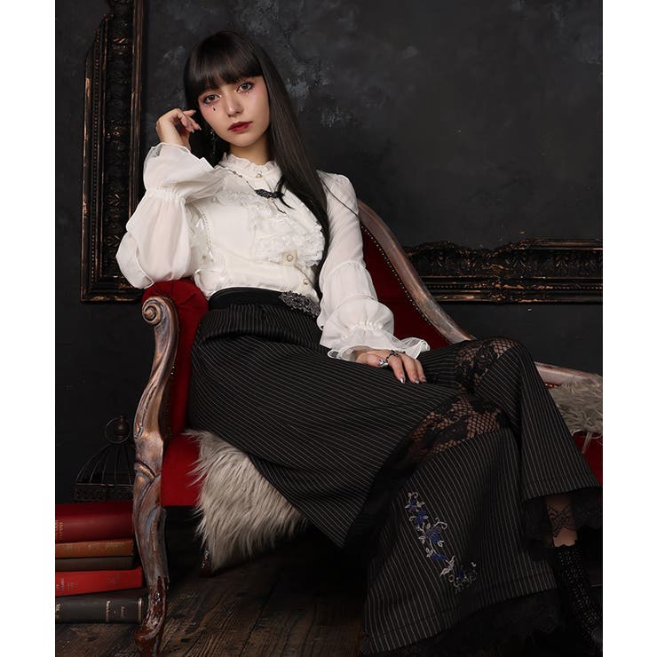 レースアップ×フリルＢＬ | axes femme | 詳細画像4 