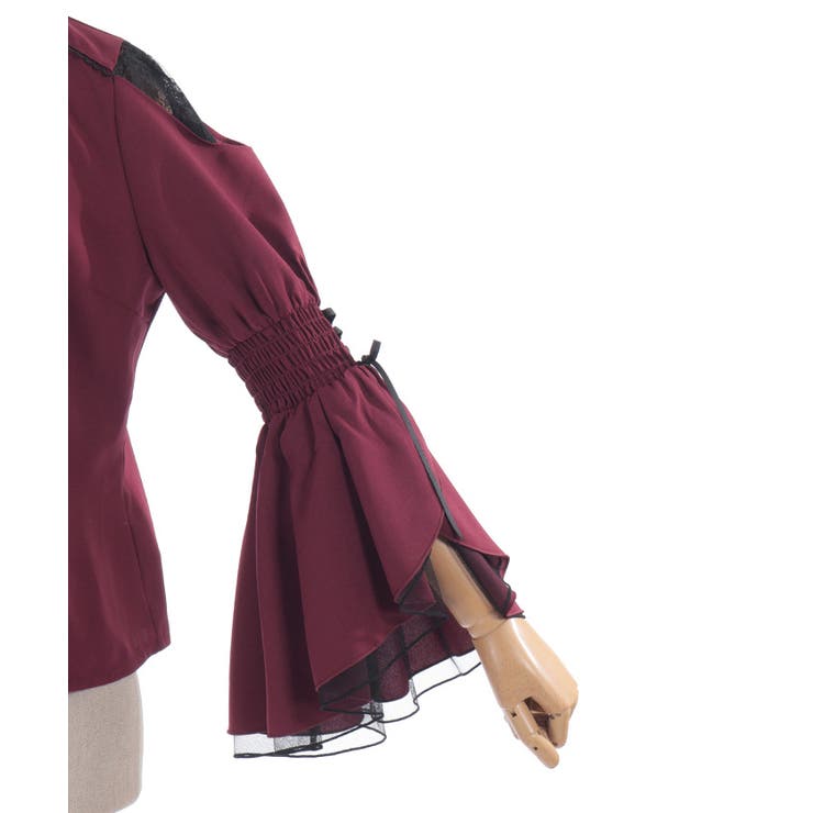 フリルリボンフレア袖ブラウス | axes femme | 詳細画像31 