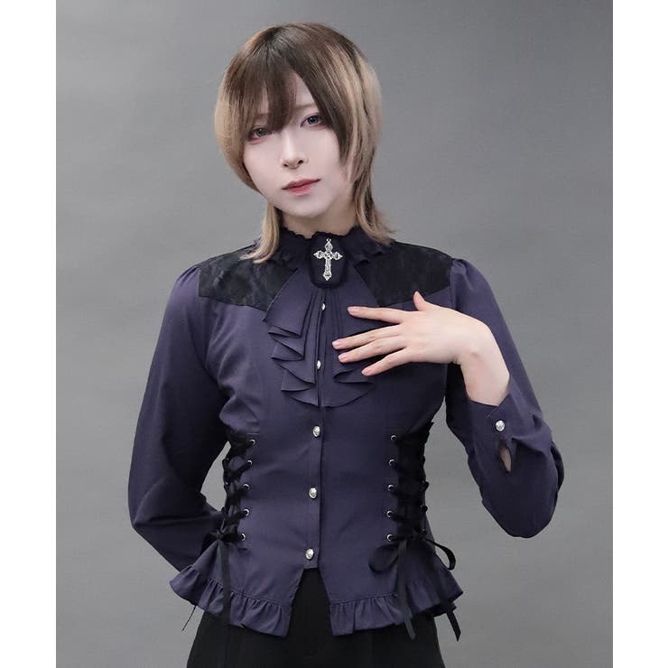 ゴーストナイトゴシックブラウス[品番：IGAW0008471]｜axes femme
