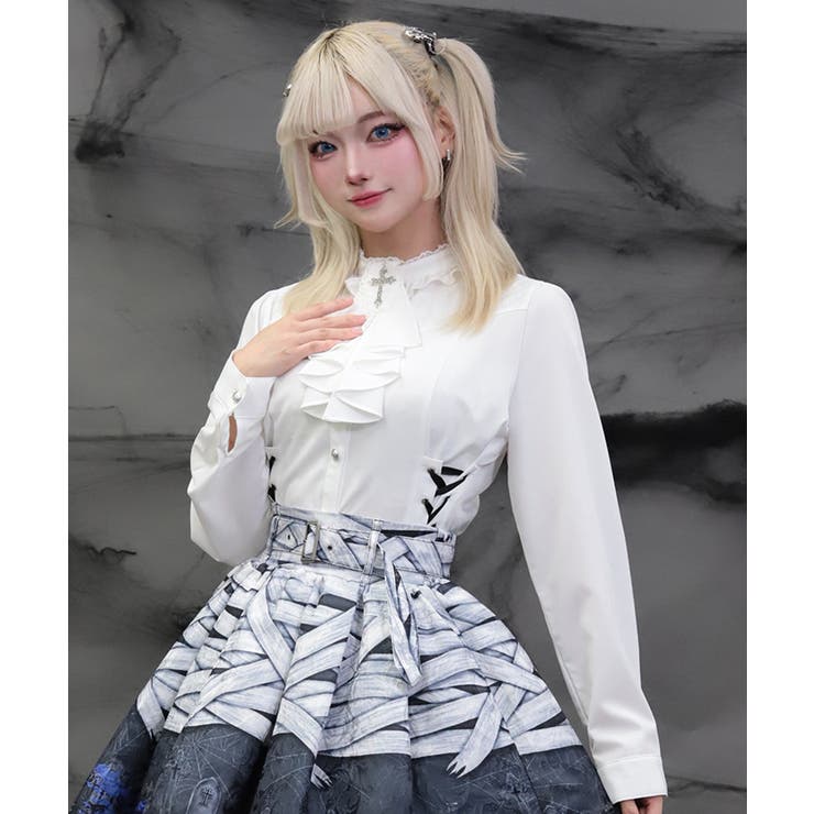 ゴーストナイトゴシックブラウス[品番：IGAW0008471]｜axes femme