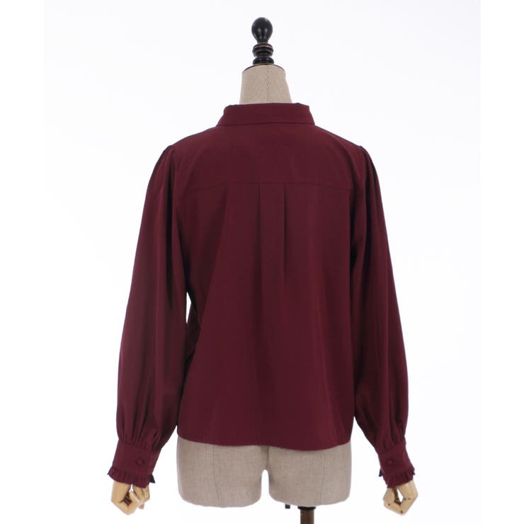 ライン使いネクタイセットブラウス | outlet | axes femme