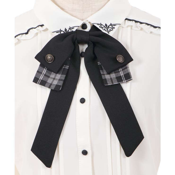 リボンセットブラウス[品番：IGAW0002923]｜axes femme（アクシーズ