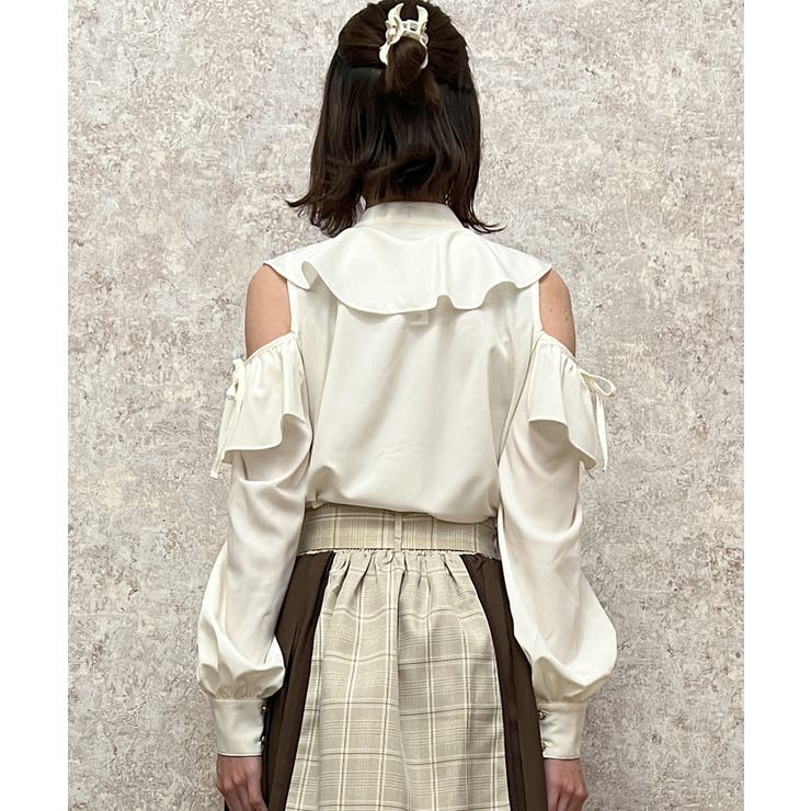 2wayオフショルブラウス | axes femme | 詳細画像3 