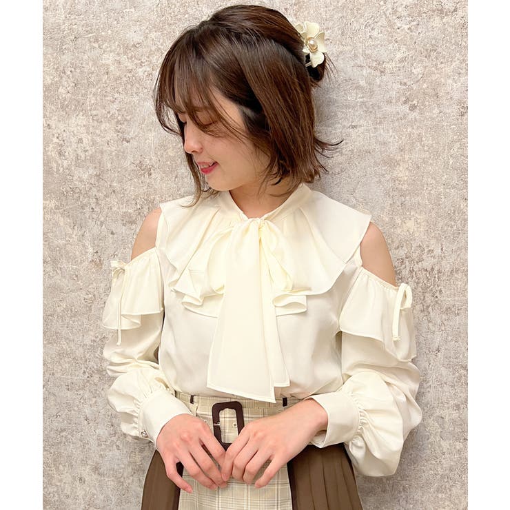 2wayオフショルブラウス[品番：IGAW0003411]｜axes  femme（アクシーズファム）のレディースファッション通販｜SHOPLIST（ショップリスト）