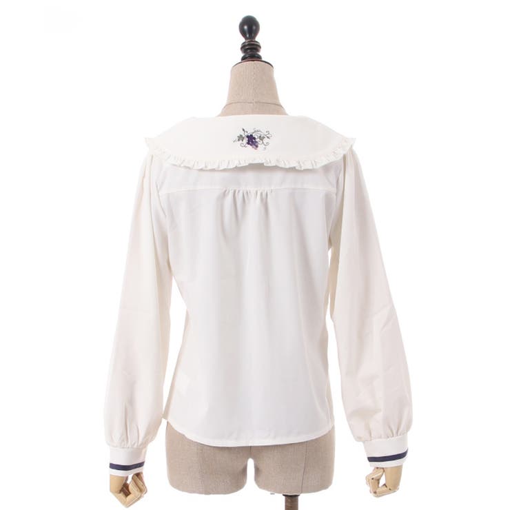 ヴァンダンジュ刺繍ブラウス | axes femme | 詳細画像14 