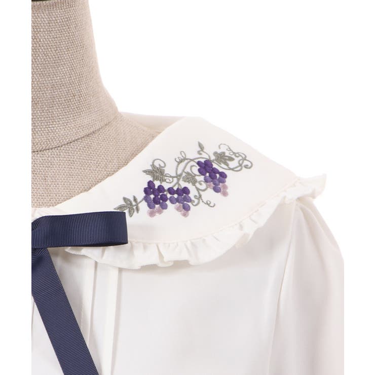 ヴァンダンジュ刺繍ブラウス | axes femme | 詳細画像18 