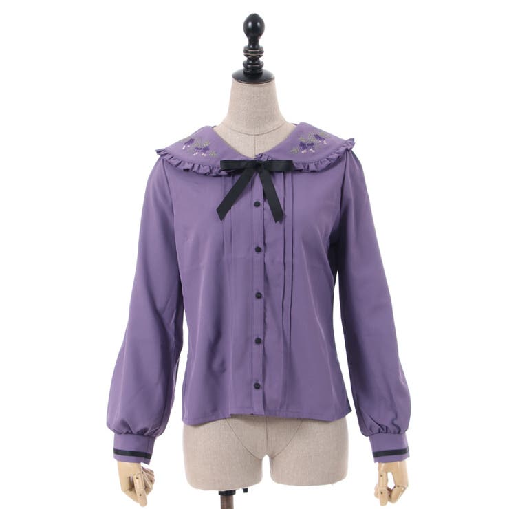 ヴァンダンジュ刺繍ブラウス | axes femme | 詳細画像22 