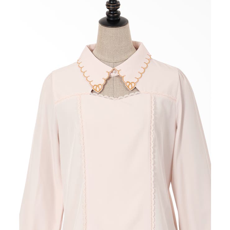 プレッツェル刺繍ブラウス[品番：IGAW0004239]｜axes femme