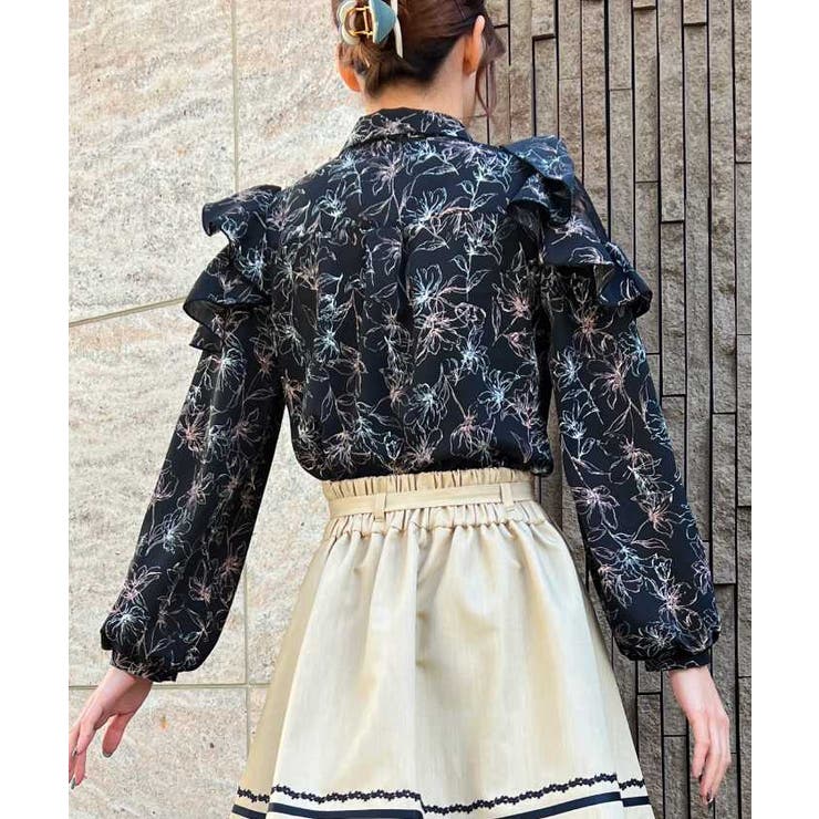 gypsohilaラッフルフリルブラウス ayako gypsohilaラッフルフリルブラウス ayakoの通販はau PAY マーケット