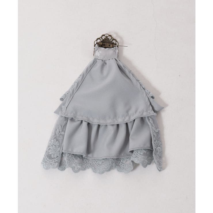 カメオ×ジャボブローチ付ブラウス[品番：IGAW0004645]｜axes femme