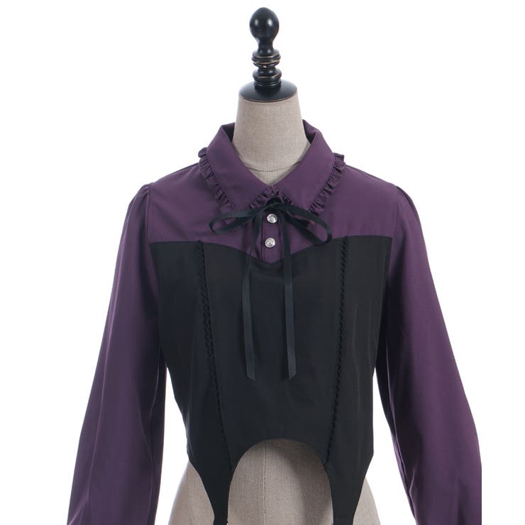 ガータービスチェデザインブラウス | axes femme | 詳細画像18 