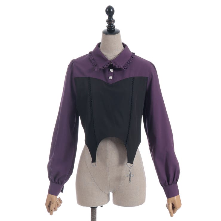 ガータービスチェデザインブラウス | axes femme | 詳細画像20 