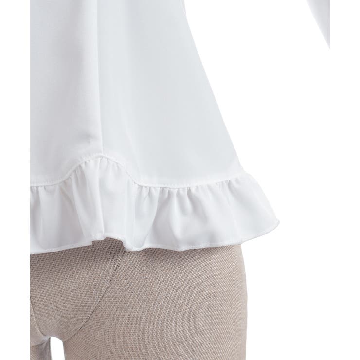 デコルテレースアップブラウス | axes femme | 詳細画像13 