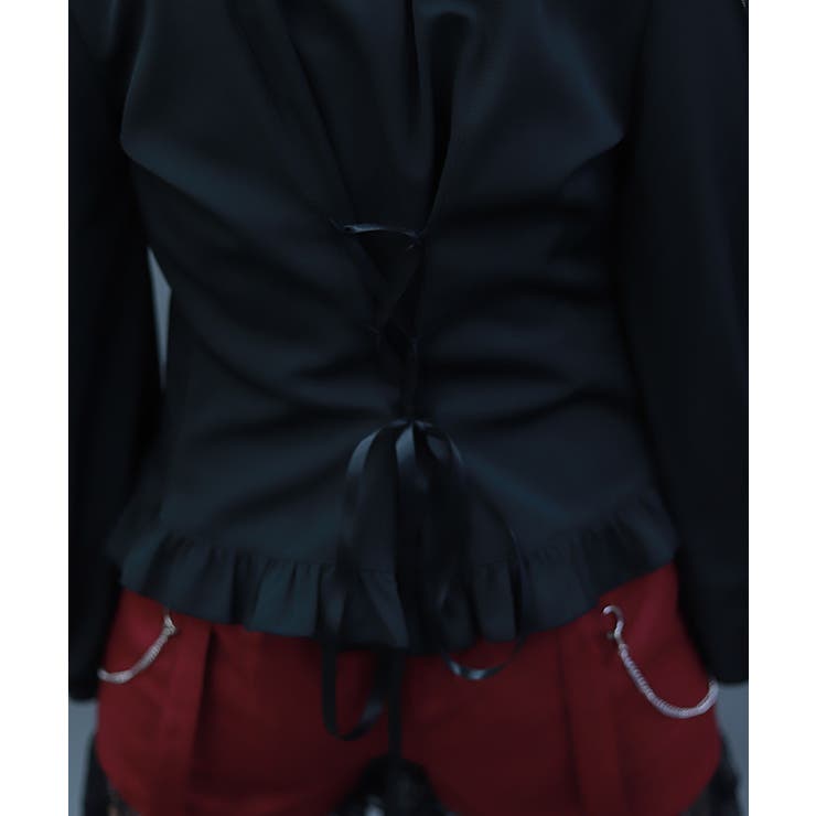 デコルテレースアップブラウス | axes femme | 詳細画像5 