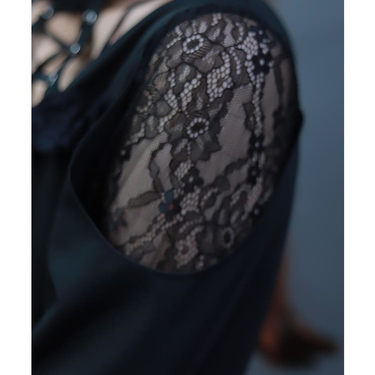 デコルテレースアップブラウス | axes femme | 詳細画像6 