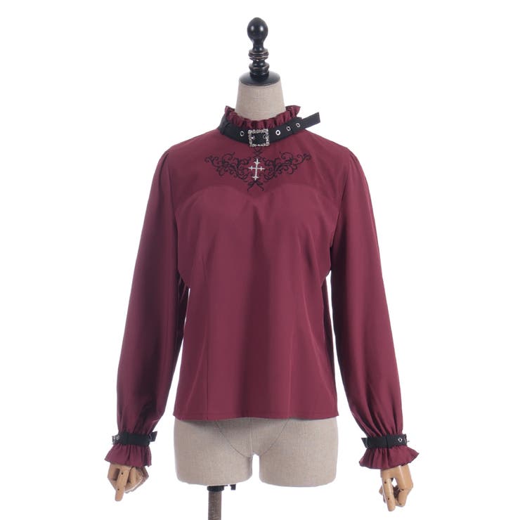 ベルトデザイン刺繍ブラウス | axes femme | 詳細画像11 