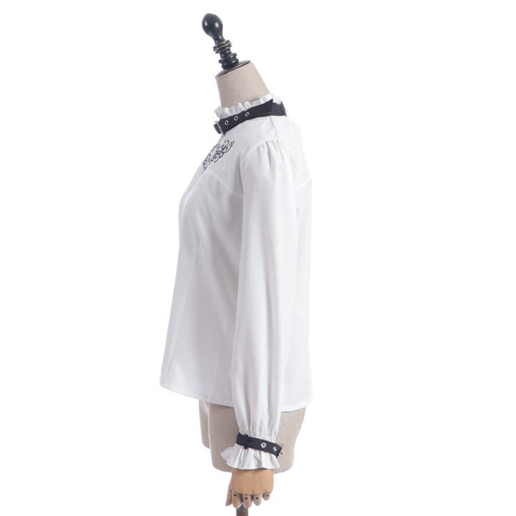 ベルトデザイン刺繍ブラウス | axes femme | 詳細画像18 